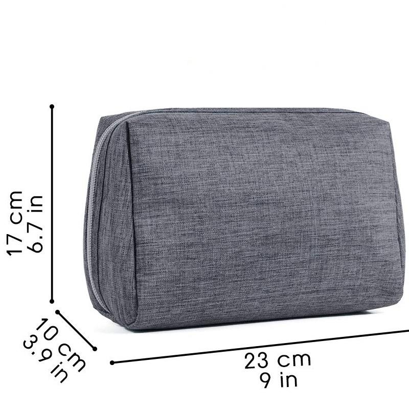 Plaine étanche voyage Logo personnalisé maquillage organisateur maquillage stockage trousse de toilette sac cosmétique avec fermeture éclair pour hommes et femmes