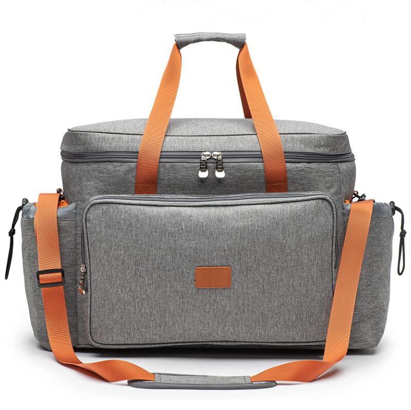 Grand sac de préparation de repas d'isolation de pique-nique de voyage thermique sacs isothermes de haute qualité avec porte-bouteille