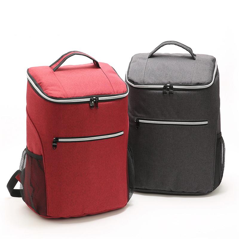 Le sac à dos plus frais de couleur solide met en sac le sac isolé avec le matériel imperméable de PEVA