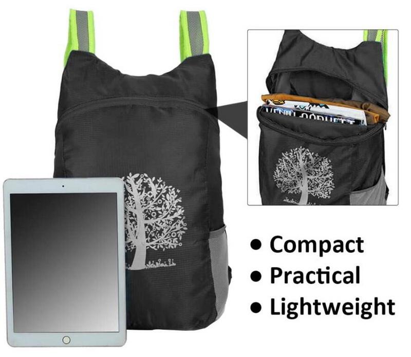 Personnalisé étanche voyage Sport pique-nique unisexe léger plié sac à dos pliable sac à dos sac à dos sac à dos