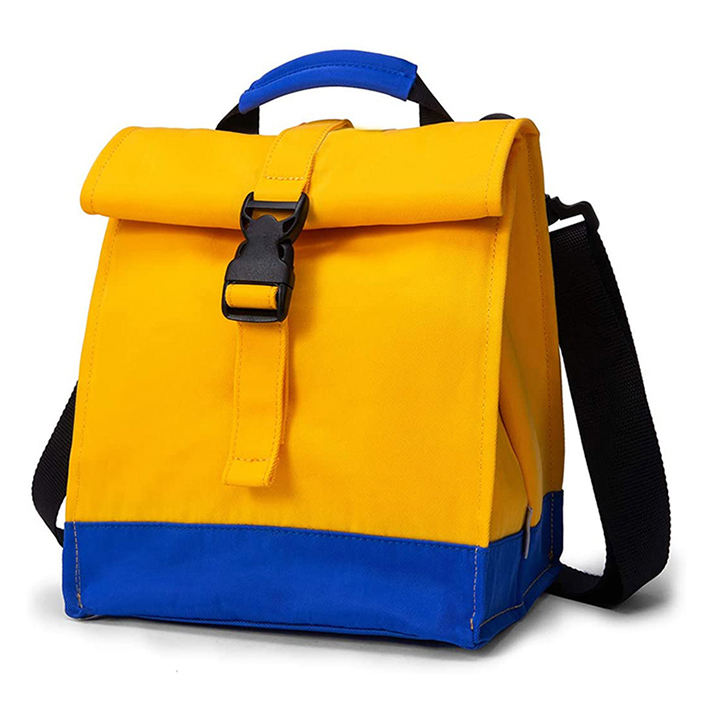 2022 offres spéciales Logo personnalisé sac à déjeuner canettes souples aluminium isolation sac thermique sac à déjeuner enfants avec bandoulière réglable