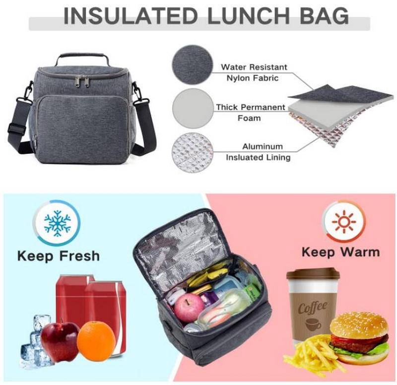 RPET personnalisé grande chaleur pique-nique voyage isolé sacs fourre-tout adultes étanche isolé sac à lunch refroidisseur pour les enfants