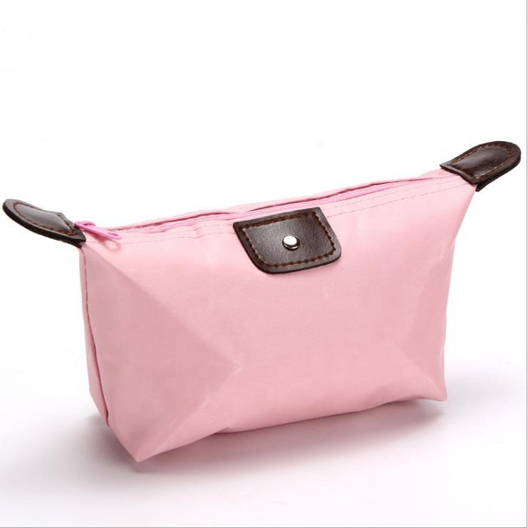 Nouvelle conception de trousse de toilette cosmétique de maquillage en nylon de voyage portable pour le stockage