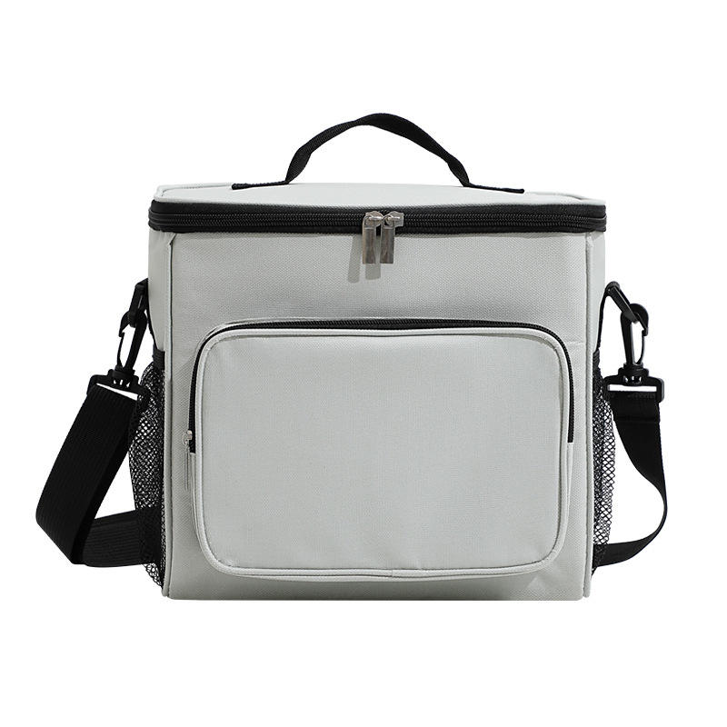 Sac à déjeuner thermique isolé étanche aux fuites chaudes Logo personnalisé sacs de transport de déjeuner plus frais pour garder au froid avec poignée pour pique-nique