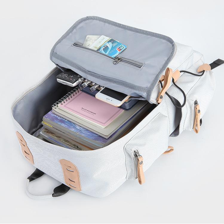 Sacs à dos durables pour ordinateur portable d'école d'étudiant d'université sac à dos sacs de livre avec la conception de poignée et de séparation pour 14 pouces