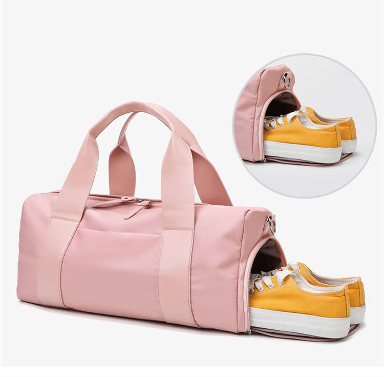 Logo personnalisé luxe sport gym voyage sacs polochons étanche haute qualité sac polochon avec poche à chaussures