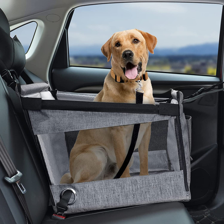 Housse de siège de voiture pour animaux de compagnie Durable antidérapante hamac pour chien siège de voiture pour animaux de compagnie anti-rayures support de siège de voiture de voyage pour animaux de compagnie