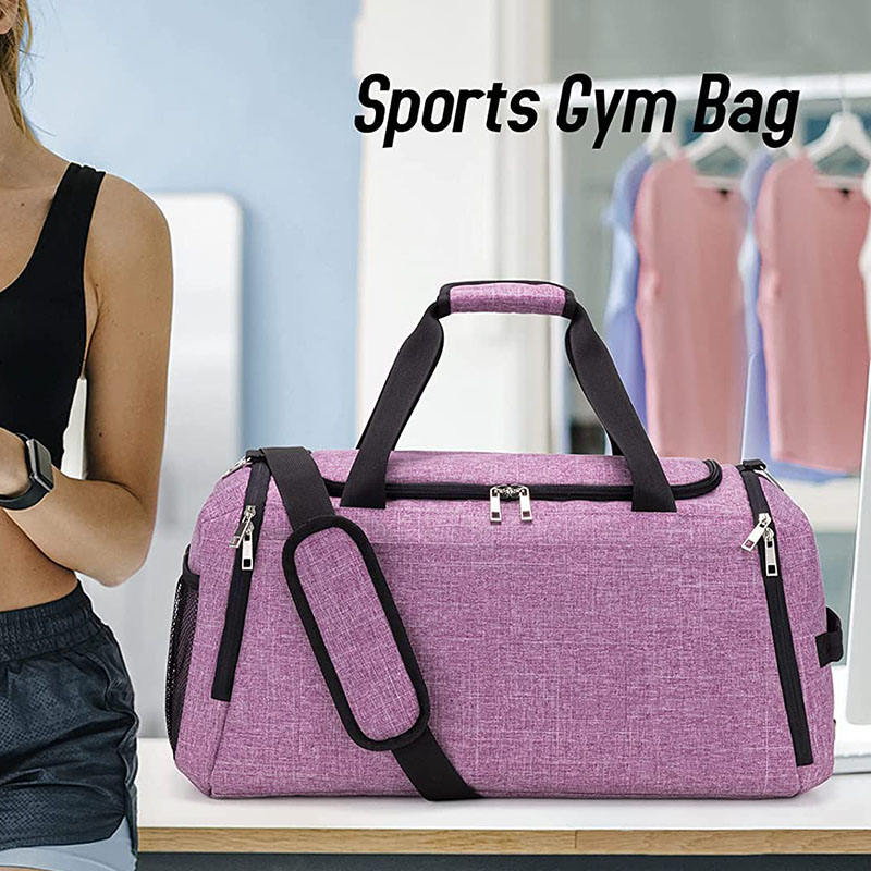 Logo personnalisé de grande capacité de voyage imperméable passer la nuit sac de sport sac de sport sacs de sport pour femmes filles