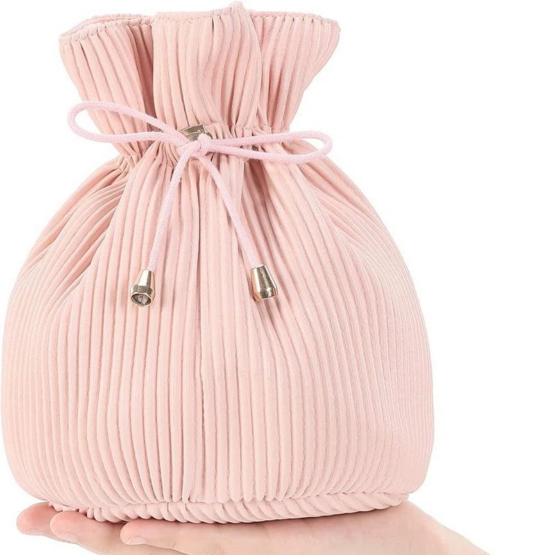 Voyager Rose Chaud Lay And Go Trousse De Maquillage Logo Personnalisé Cordon Cosmétique Sacs En Cuir PU Maquillage Organisateur De Toilette Pour Les Femmes