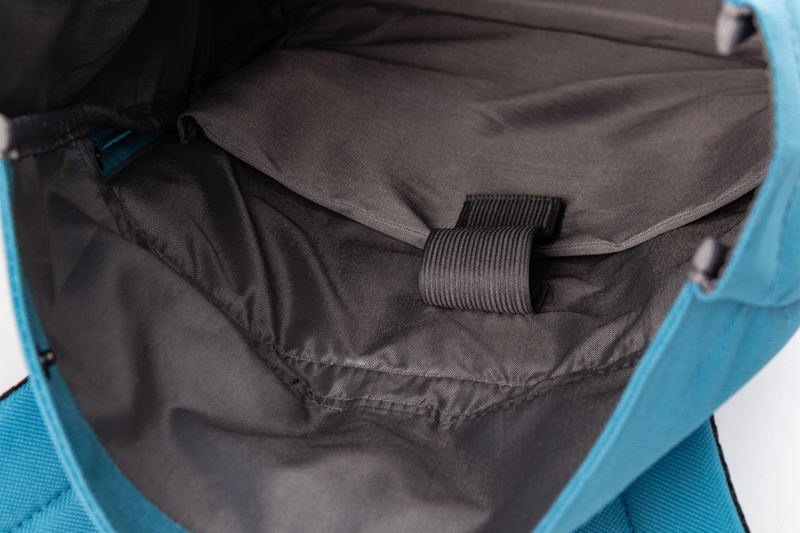 Bleu anti-vol extensible collège école sac à dos roll top fermeture sac à dos loisirs sac à dos pour ordinateur portable pour les femmes