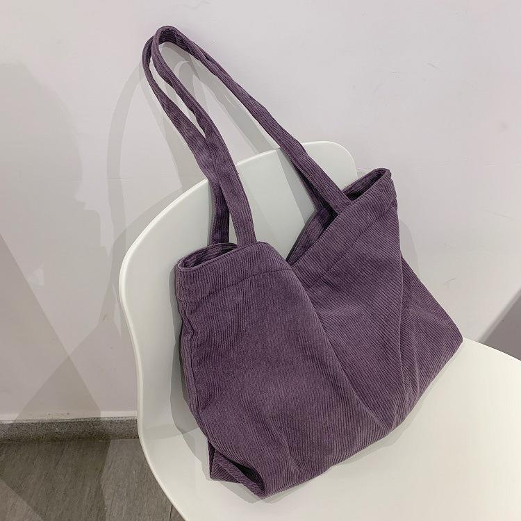 2022 sacs à bandoulière pour femmes brodés personnalisés pour femmes sacs à main de créateur ouvert surdimensionné pochette sac fourre-tout en velours côtelé