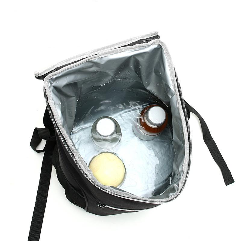 Le sac à dos plus frais de couleur solide met en sac le sac isolé avec le matériel imperméable de PEVA