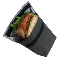 Nouveau design promotion tissu recyclé réutilisable déjeuner thermique écologique sac isotherme impression personnalisée enfants sacs de pique-nique