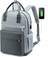 Multi compartiments nylon de haute qualité USB chargement hommes logo personnalisé sac à dos pour ordinateur portable sac travail école voyage sac à dos sacs