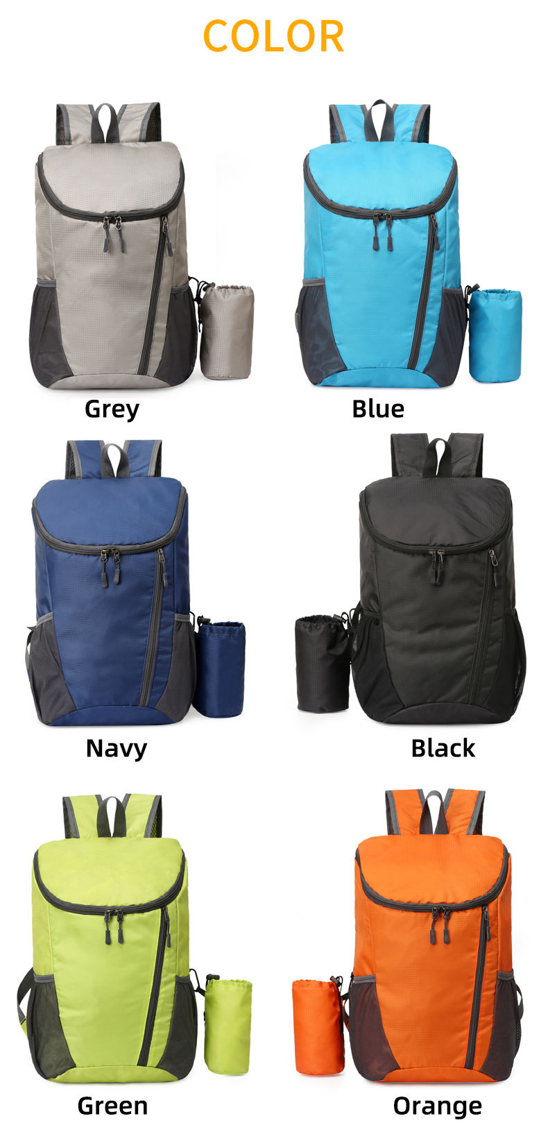 Sac à dos pliant étanche Portable extérieur personnalisé pliable East Sport sac à dos Damen sac à dos hommes et femmes sac à dos de sport