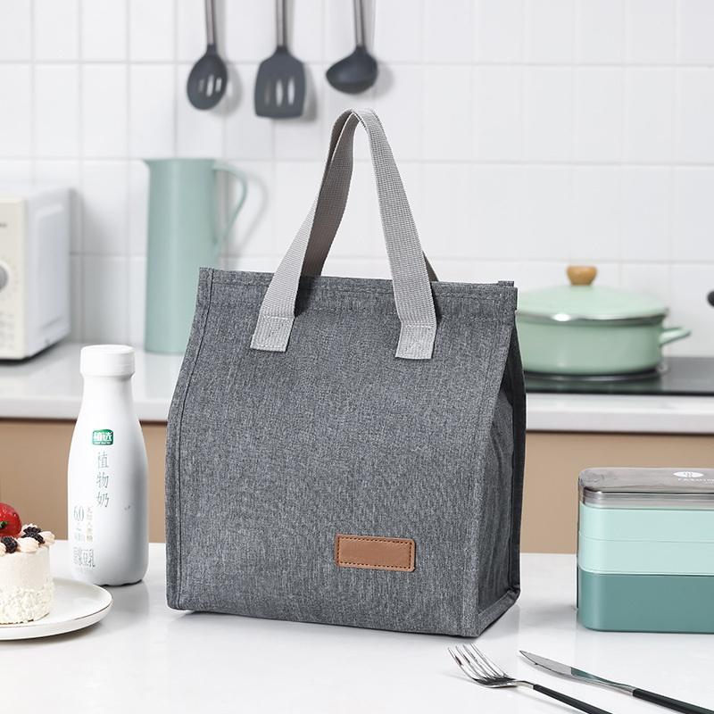 Bon Prix Petit Logo Personnalisé Isolé Déjeuner Sac De Nourriture En Aluminium Refroidisseur Thermique Fermeture Éclair Sacs Pour Les Enfants De L'école