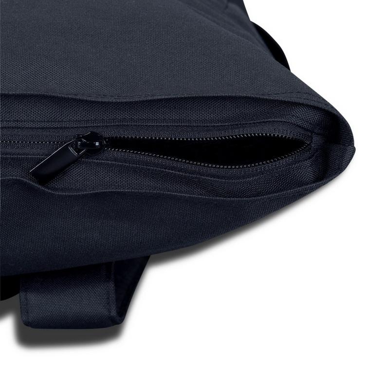 Fabriqué en usine noir recyclé rpet roll top sac à dos mode retrousser sac à dos de voyage sac à dos